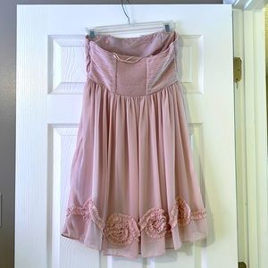 Lauren Conrad Blush pink Strapless Dress Size 4
